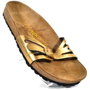 SS633 Birkenstock Papillio Gold Bow Sandals 37